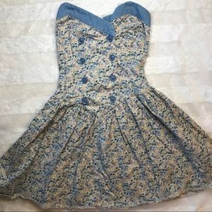 Fire Los Angles strapless summer dress